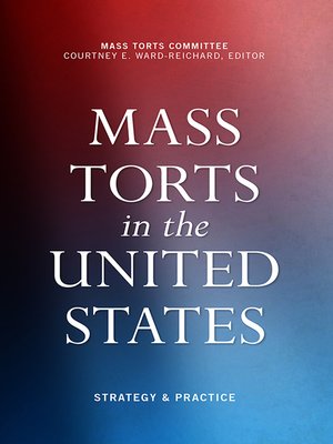 cover image of Mass Torts in the United States